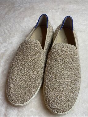 Rothy's The Original Slip-On Sneaker in the Honey Bun Shimmer Bouclé